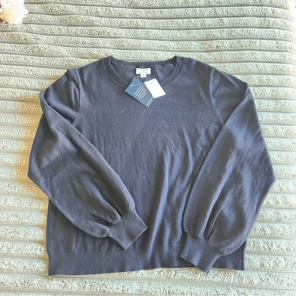 J.Crew New With Tags Cotton & Cashmere Blend Sweater- XL